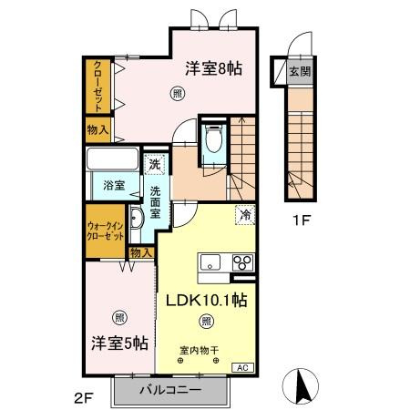 ソラーナ長崎の間取り