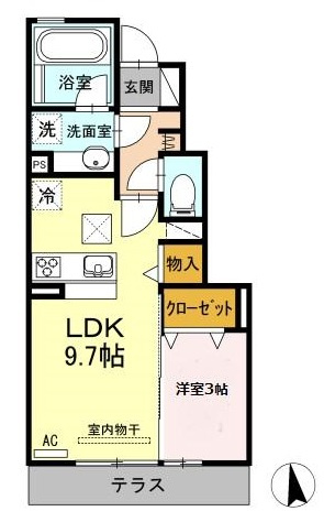 【間取り】 | セリシールF【名古屋市賃貸・ALSOKホームセキュリティ】
