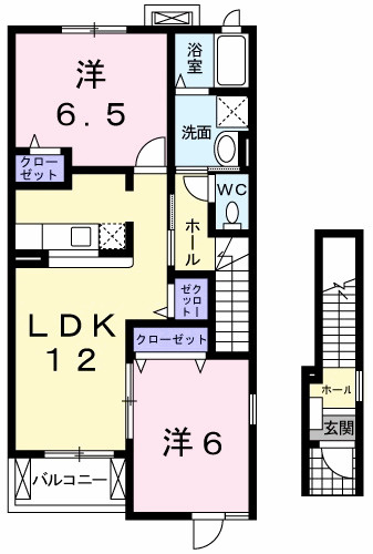 カーサプラシードⅡ番館の間取り|カーサプラシードⅡ番館