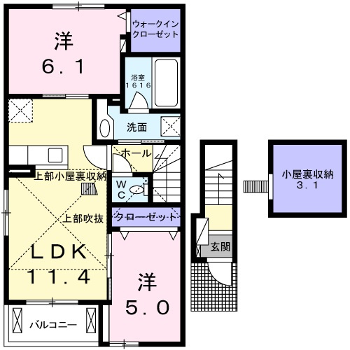 クーパーヴィラの間取り