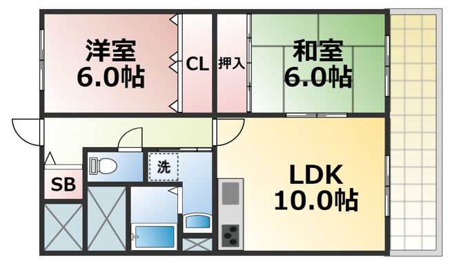 【間取り】 | ルート深江橋　仲介手数料無料
