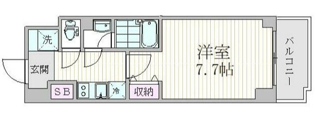 エスジーコート三ノ輪の間取り