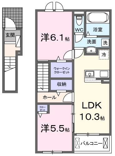 グランドールⅡの間取り