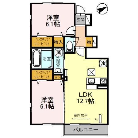 プレミール・イダⅡの間取り