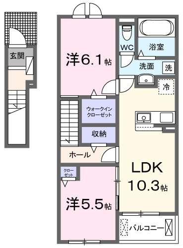 グランドールⅡの間取り
