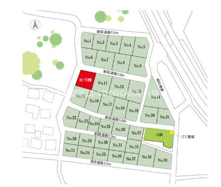 新築戸建　寺部　B10号棟　4LDKの地図|分譲地