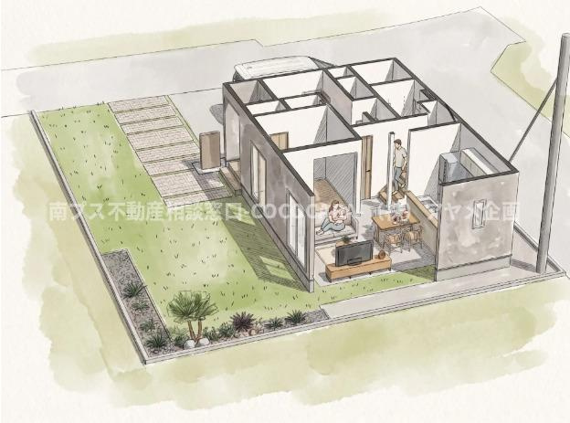 新築戸建　寺部　B10号棟　4LDKのその他|北面・西面が開けた角地に位置し、周囲の建物による圧迫感を感じにくい開放的な住まいです。
