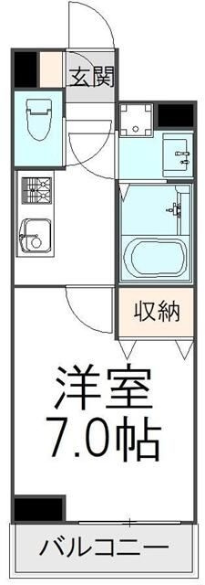 グランシャリオ西尾久の間取り