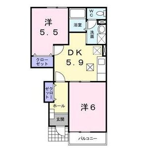 プリンセスガーデンⅢ　　刈谷市近郊の賃貸はクラスホームの間取り