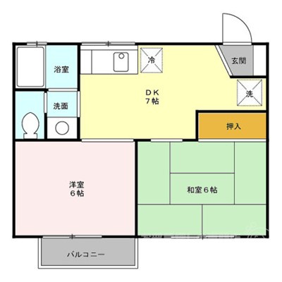 コスモクレール Ⅰの間取り