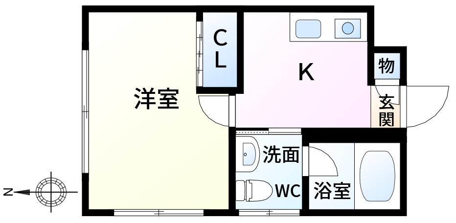 新小岩宝マンションの間取り
