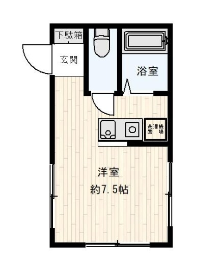 江東区北砂４丁目のアパートの間取り