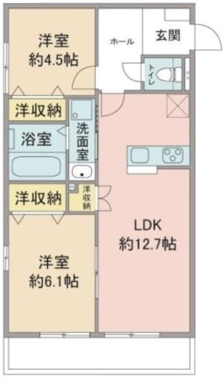 エルメゾン学園東の間取り