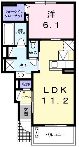 フォルシアⅠの間取り