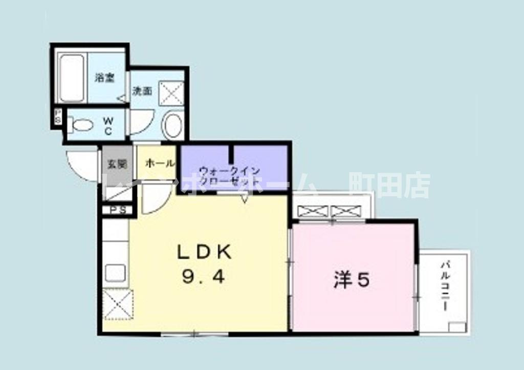 エリタージュ生田※初期費用分割あと払いサービス利用可能物件の間取り