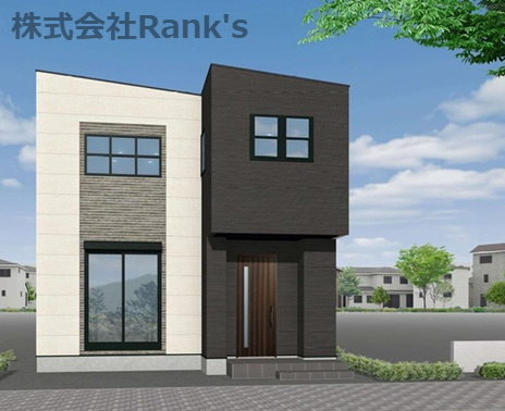 明石市松江の外観パース