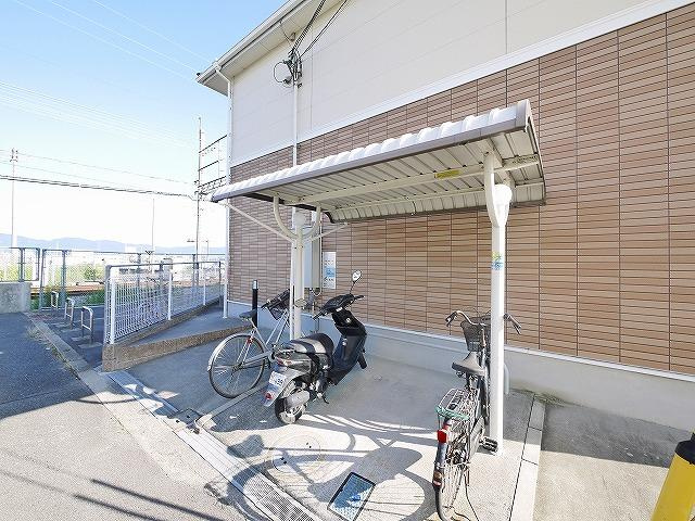 善紀ハイツⅡ号館のその他共用部分|駐輪場です