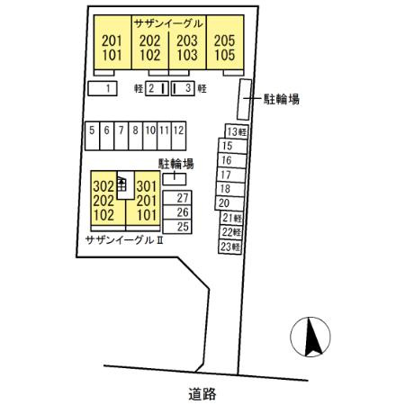 サザンイーグルⅡの区画図