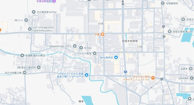 ●12(土)13(日)現地説明会！　桜井市安倍木材団地　第3期　新築一戸建ての地図