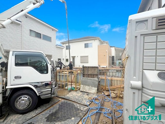 ●19(土)～23(日)現地説明会！　桜井市安倍木材団地　第3期　新築一戸建ての外観|現在はこんな感じです。完成までが待ち遠しいですね。