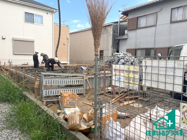 ●19(土)～23(日)現地説明会！　桜井市安倍木材団地　第3期　新築一戸建ての外観|建築中ですが現地を見ると分かる事もございますので、ぜひ一度現地をご覧ください。
