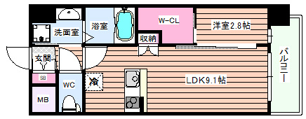 【間取り】 | セレニテ東三国ミラク