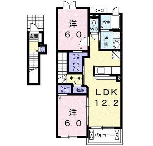 マンハイム　１番館の間取り|間取図