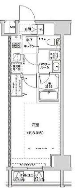 ガレリアレジデンス南千住の間取り