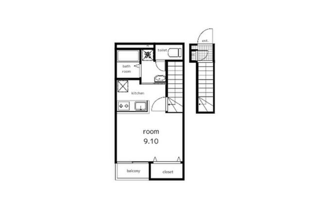 casa di comodoの間取り|間取りです。