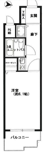ライオンズマンション都立家政第２の間取り