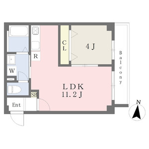 ARCENCIEL　COURT　総持寺の間取り