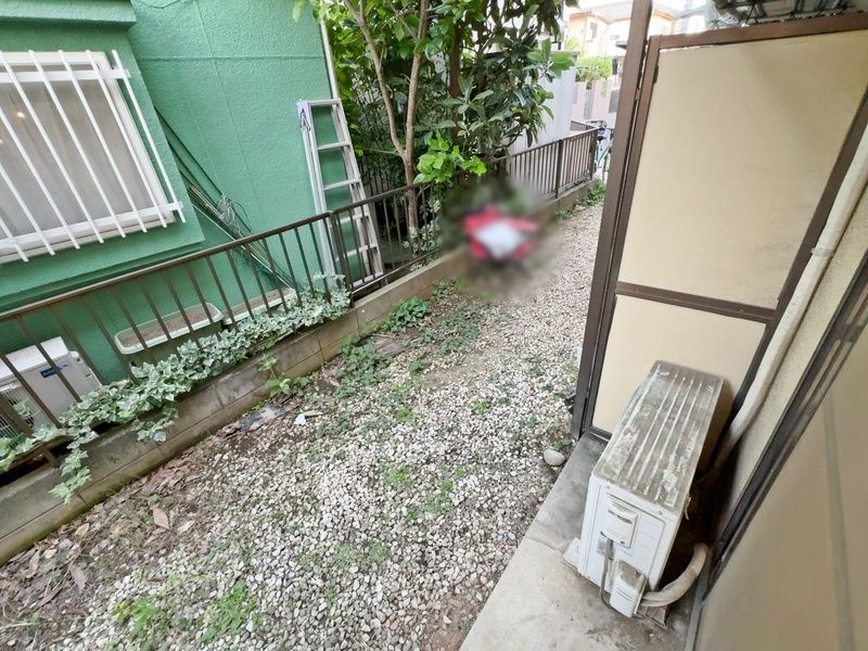 入間市東藤沢７丁目のアパートのバルコニー