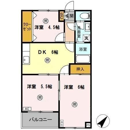 【間取り】 | エル・スタージュ中野