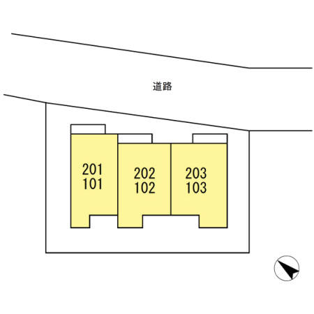 アロサールＫの区画図