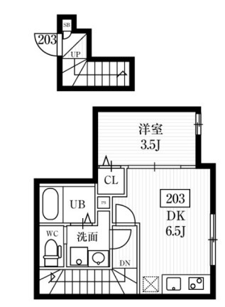ミハス旗の台の間取り