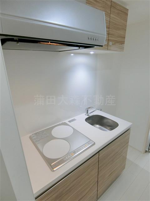 COCOCUBE大森本町のキッチン|2口IHシステムキッチン