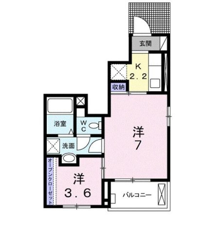 クリザンテームの間取り
