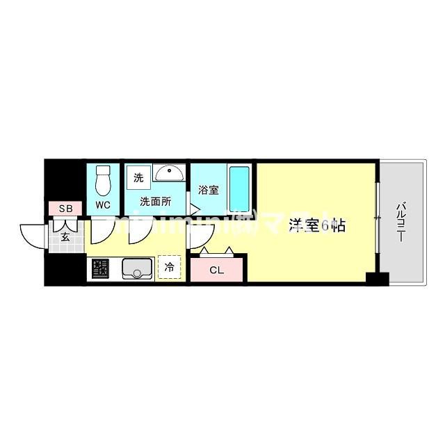 ワールドアイ難波City Gateの間取り