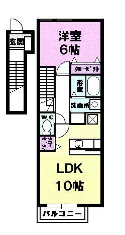 カルムメゾンの間取り