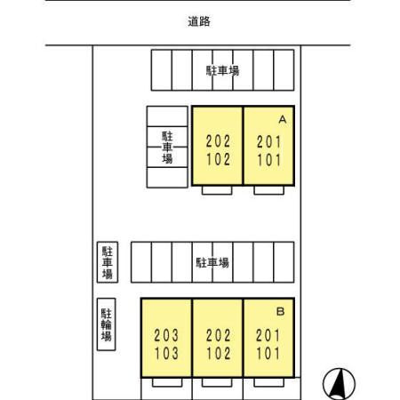ウィル　Bの区画図