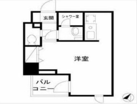 シャンブリーズ三越前の間取り