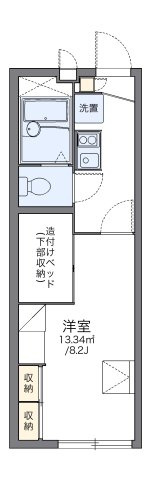 レオパレスらくしんの間取り