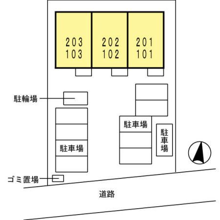 アルカディアの区画図