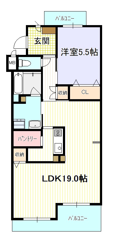 ハイツ正明寺の間取り
