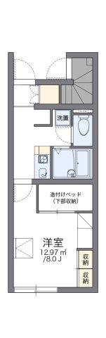 レオパレスサンデン６の間取り