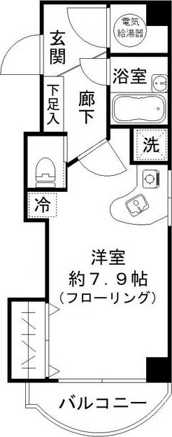 シロス蓮沼の間取り|間取りです。