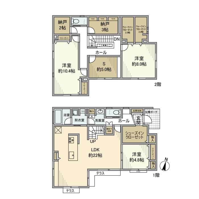 緑園戸建の間取り