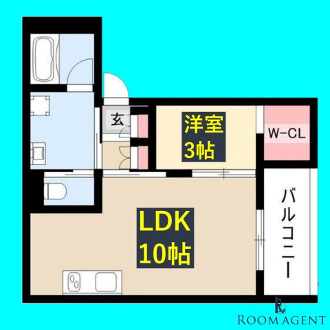 WELLNEST　ROOM　名駅南　B棟の間取り