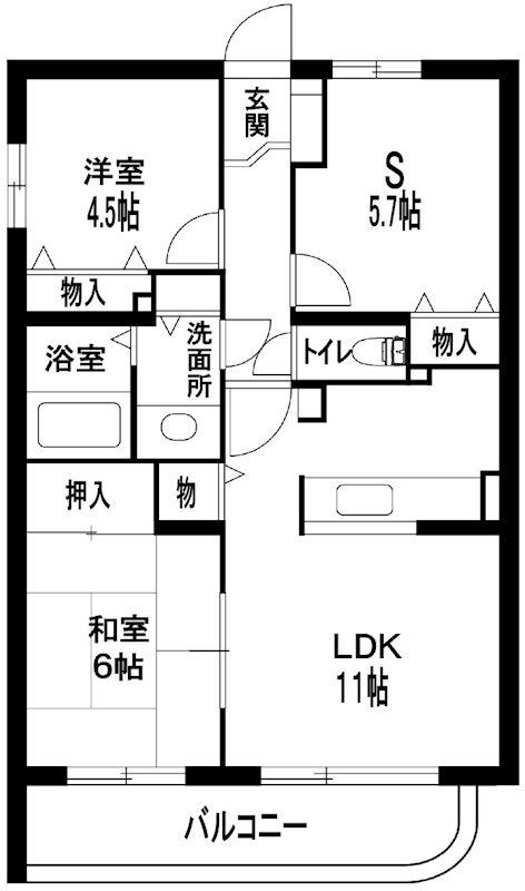 グリーン・ヴュー　小嶋の間取り