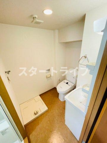 大阪市淀川区西三国３丁目の賃貸マンションの洗面所
